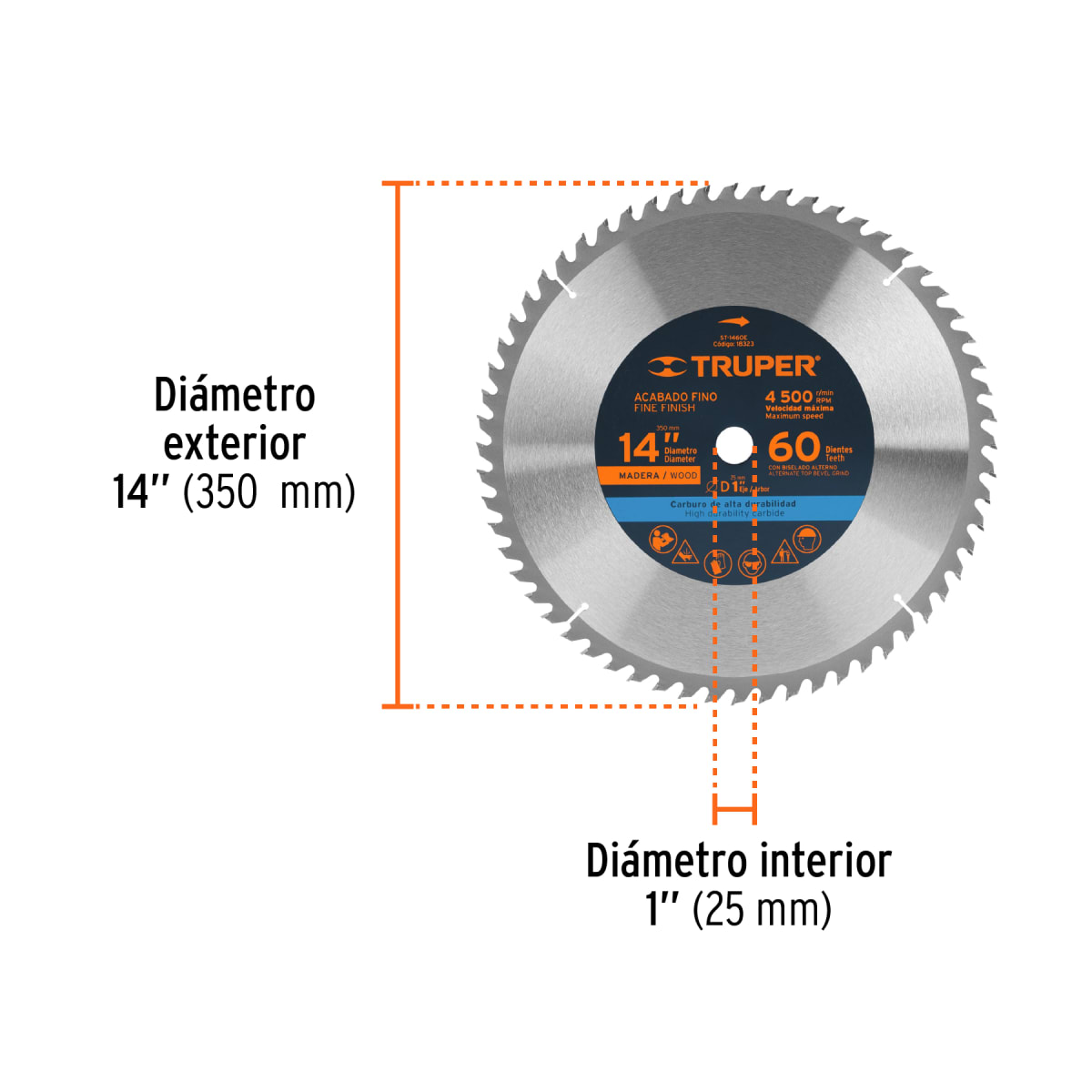 Disco Sierra Circular 14