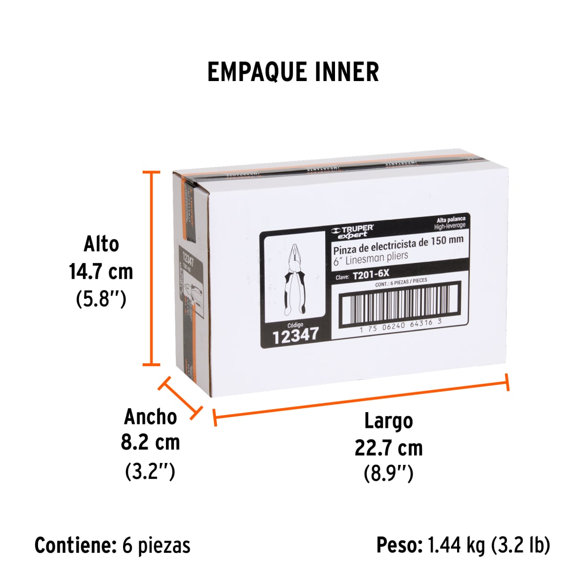Alicate Para Electricista 6
