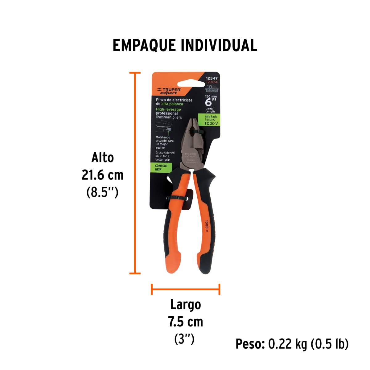 Alicate Para Electricista 6