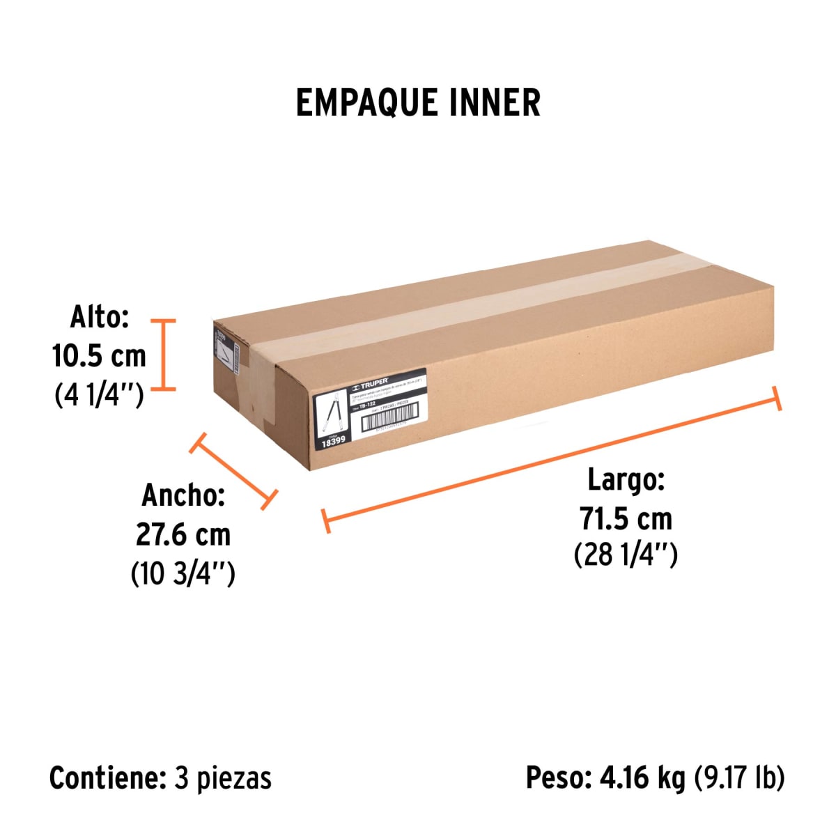 Tijera Para Ramas 70 Cm  Classic Mangos Tubulares Truper 183994