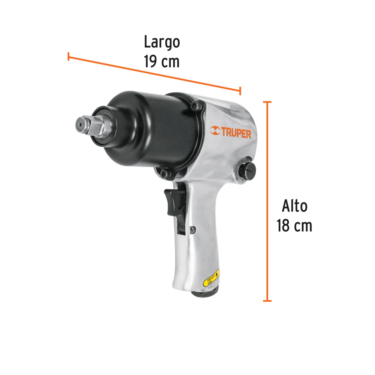 Llave De Impacto Neumática 1/2