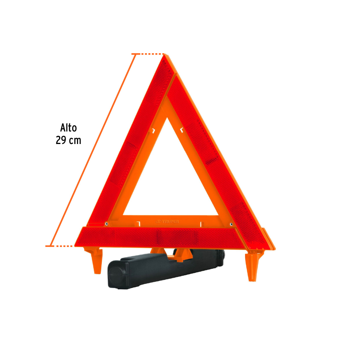 Triangulo De Seguridad 29 cm Plegable Truper 109433