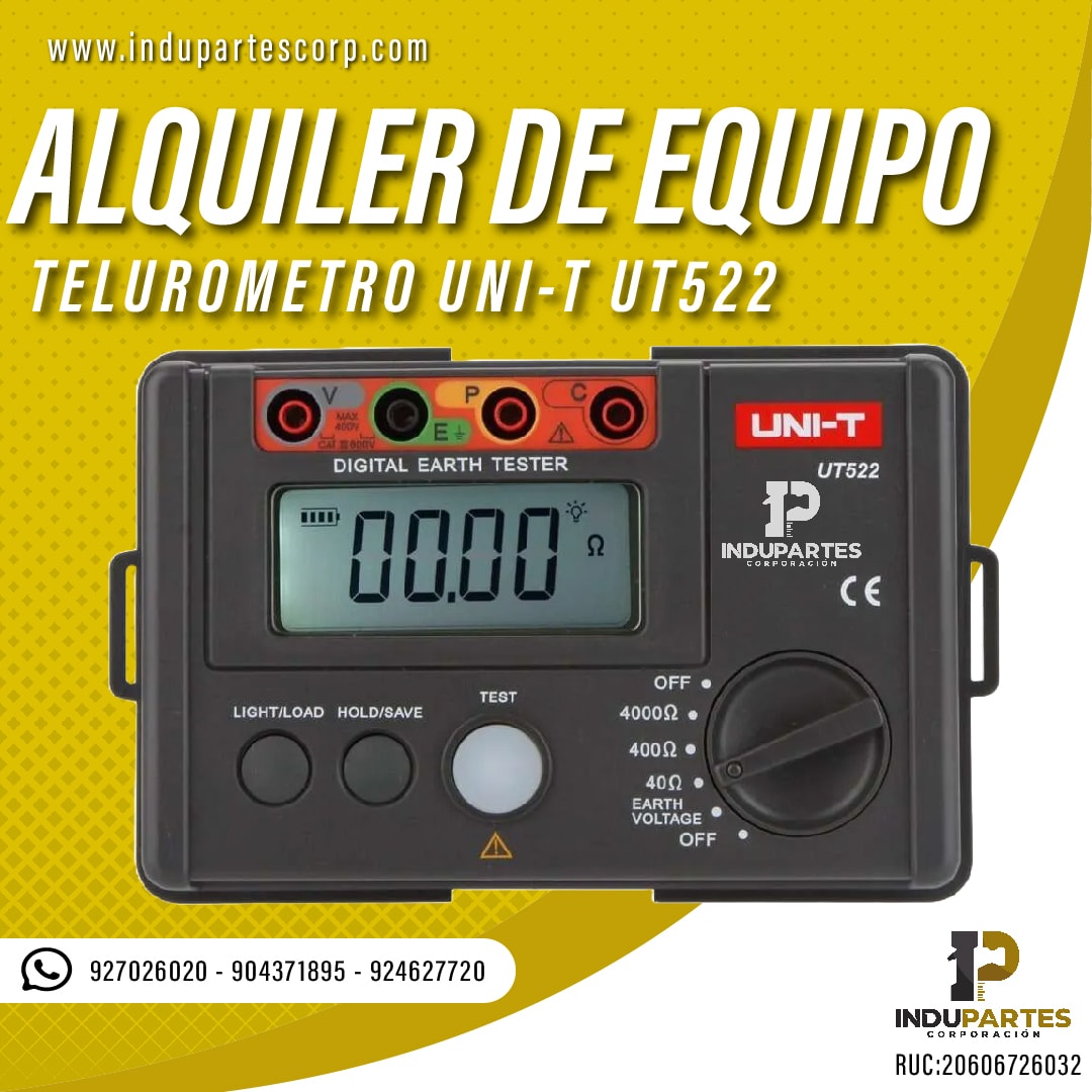 Alquiler De Telurómetro UNI-T UT522 0