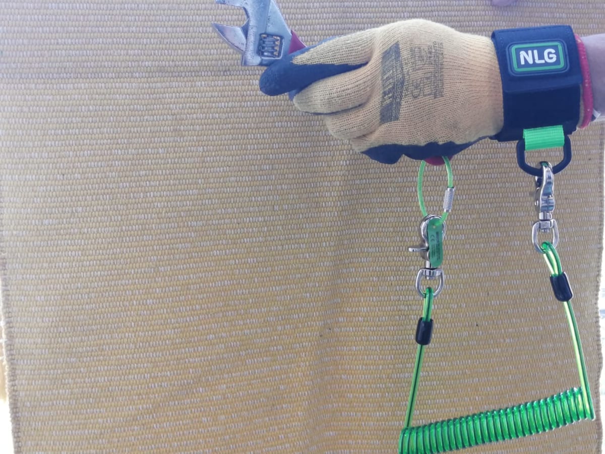 Muñequera Portaherramientas Elástica Carga 3Kg NLG 1013657