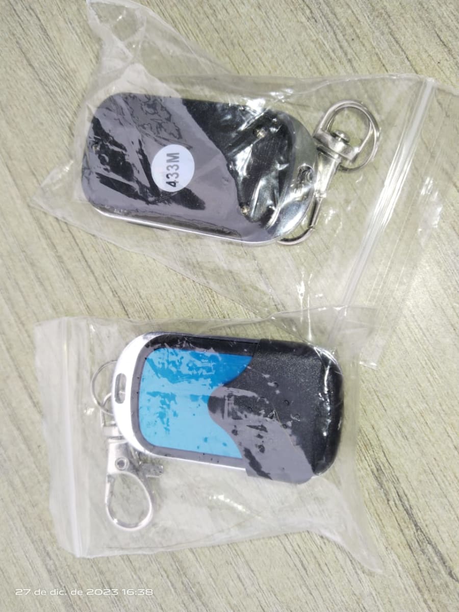 Control Remoto 433MHz, Clonación de Código fijo, para puertas de garage6