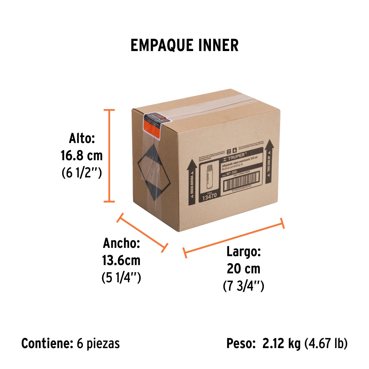 Aflojatodo En Spray 345ml (12oz) Truper 134702