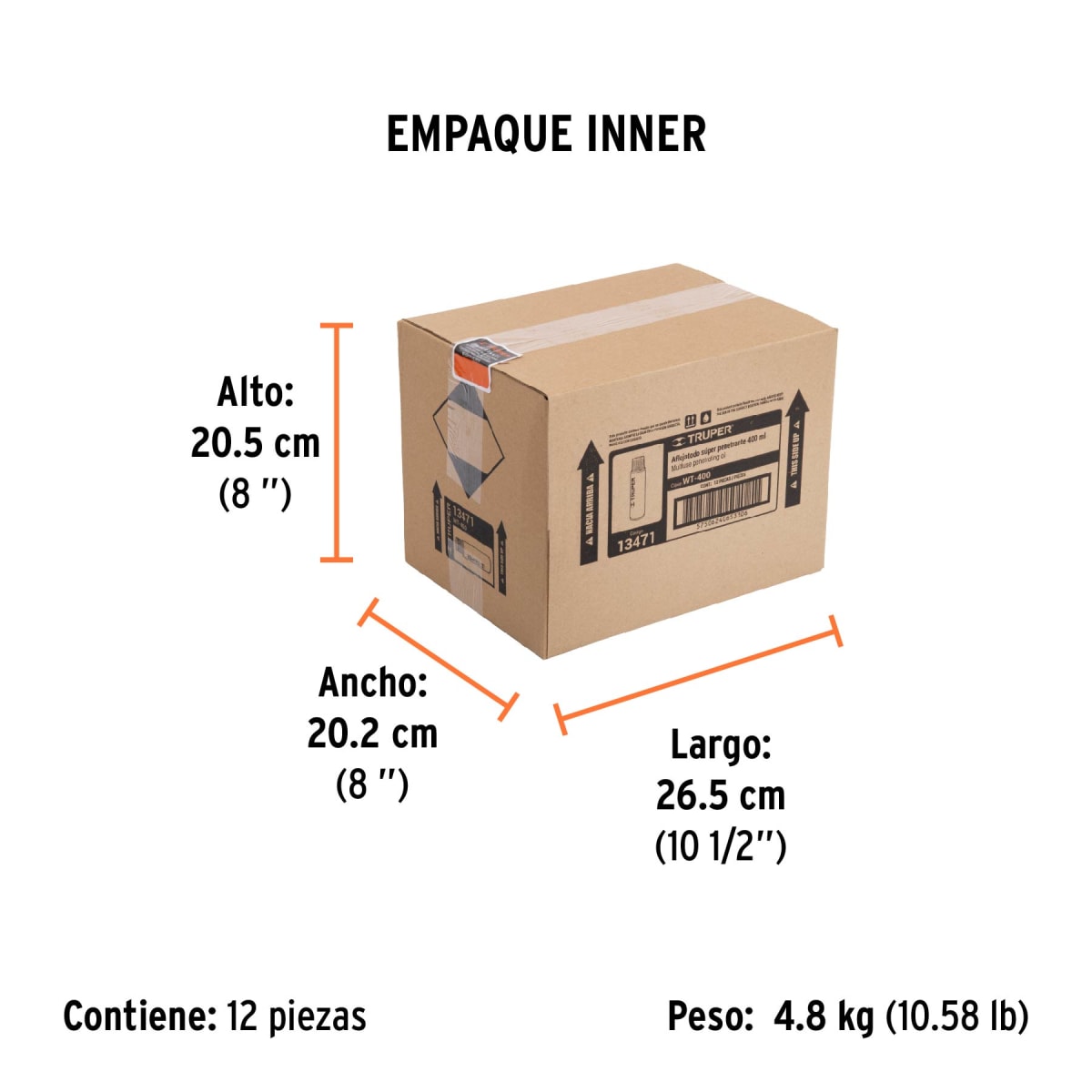 Aflojatodo En Spray 400 ml (14 oz) Truper 134712