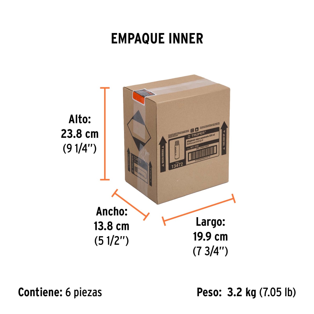 Aflojatodo En Spray 550 ml (19 oz)  Truper  134722