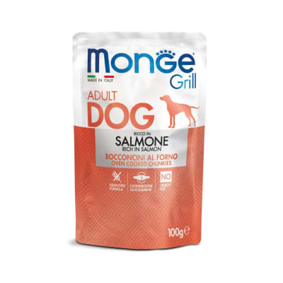 Monge Canine Grill Salmon sobre 100 g