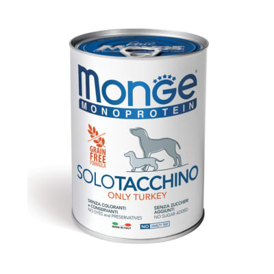Monge Canine Adult Monoprotein Pavo lata 400 g