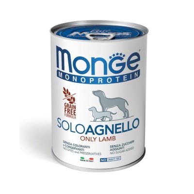Monge Canine Adult Monoprotein Cordero lata 400 g