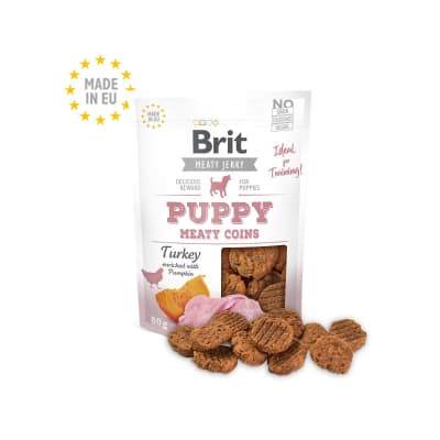 Brit Jerky Puppy meaty coins 80 g