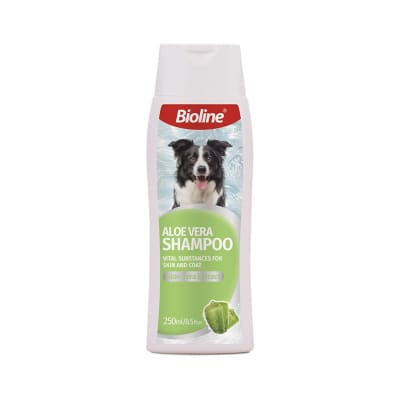 BIOLINE SHAMPOO DE ALOE VERA PARA PERROS X 250 ML