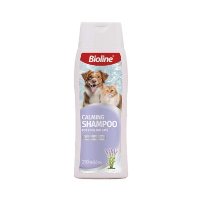 BIOLINE SHAMPOO RELAJANTE PARA PERROS Y GATOS X 250 ML