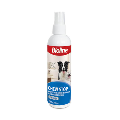 BIOLINE SPRAY EDUCADOR ANTI MORDISCOS PARA PERROS X 120 ML