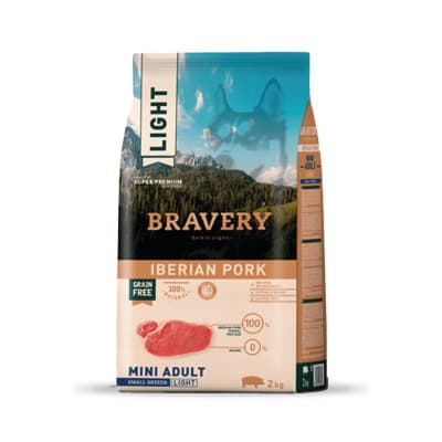BRAVERY LIGHT IBERIAN PORK MINI ADULT SMALL BREEDS 2 KG