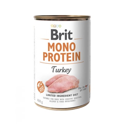 BRIT LATA MONO PROTEIN TURKEY 400 G