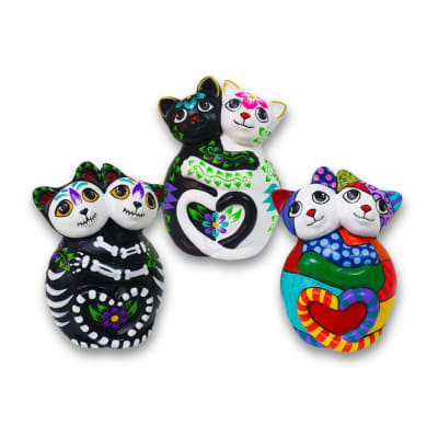 Ceramica Gatos Amorosos