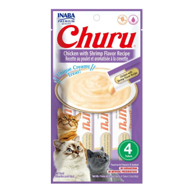 Churu Chicken with shrimp recipe x 4 tubos