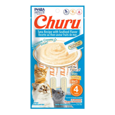 Churu Tuna with Seafood recipe x 4 tubos