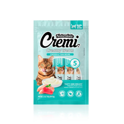 CREMI CREAMY TREATS CHICKEN WITH TUNA RECIPE X 5 UND