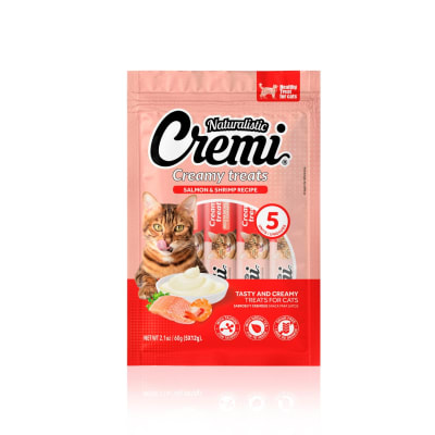 CREMI CREAMY TREATS SALMON WITH SHRIMP RECIPE X 5 UND