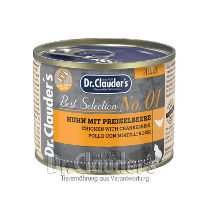 DR CLAUDER´S CAT BEST SELECT #01 POLLO C/ARANDANOS 200GR