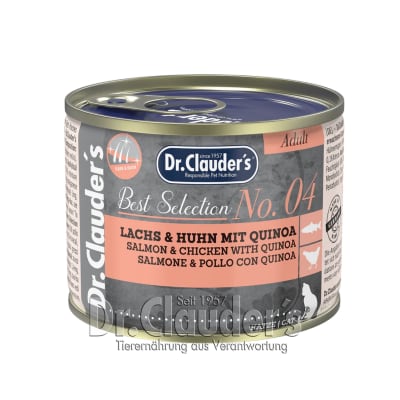 DR CLAUDER´S CAT BEST SELECT #04 SALMON Y POLLO C/QUINOA 200GR