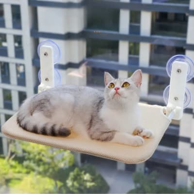 HAMACA DE VENTANA PARA GATO REBATIBLE