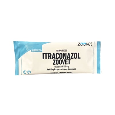 Itraconazol 100 mg comprimido por unidad