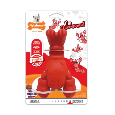 JUGUETE NYLABONE LOBSTER FILET MIGNON