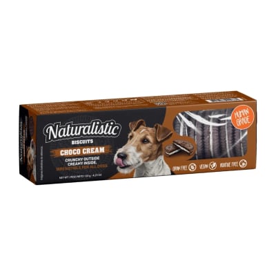 NATURALISTIC BISCUITS CHOCO CREAM 120 GR