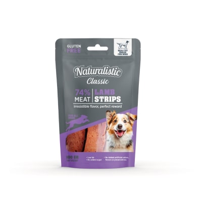 NATURALISTIC CLASSIC LAMB STRIPS 100 GR