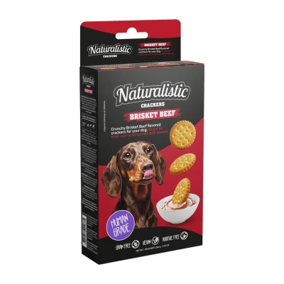 NATURALISTIC CRACKERS BRISKET BEEF 200 GR