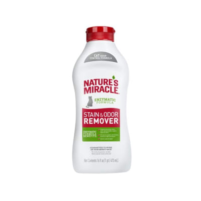 NATURE'S MIRACLE REMOVEDOR DE MANCHAS Y OLORES PARA GATO 473 ML
