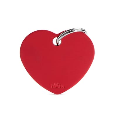 PLACA BASIC ALUMINUM BIG HEART