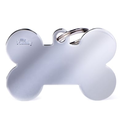 PLACA BASIC CHROME XL BONE CHROMED BRASS (MFXL09)