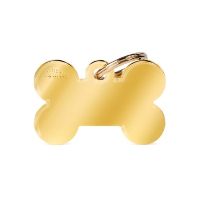 PLACA BASIC GOLD BIG BONE GOLDEN BRASS (MFB07)