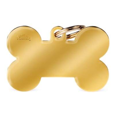 PLACA BASIC GOLD XL BONE GOLDEN BRASS (MFXL10)