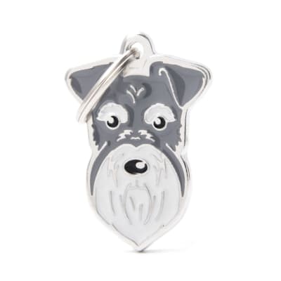 PLACA FRIENDS SCHNAUZER (MF27NGREY)