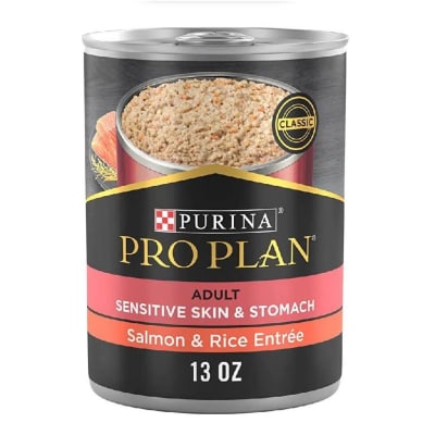 Pro Plan Adulto salmón y arroz lata 368 g