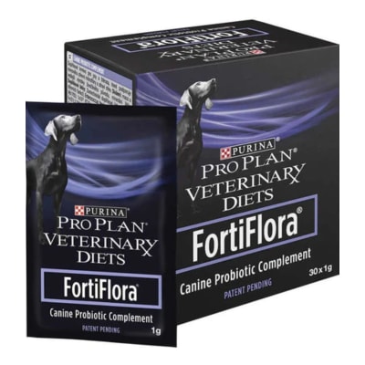 Pro Plan VS Fortiflora para perros sobre 1 g