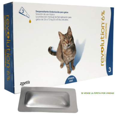 Revolution 6% para gatos y cachorros