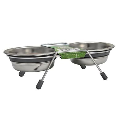 Plato Doble Diner Silent Medium Gris