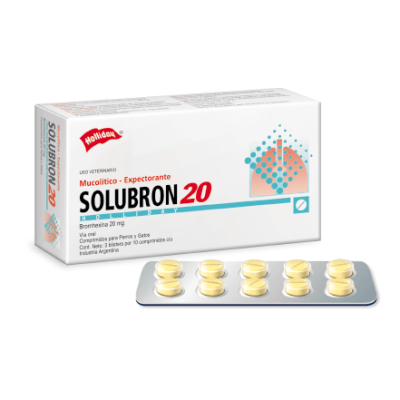Solubron 20 mg (Bromhexina) comprimido por unidad