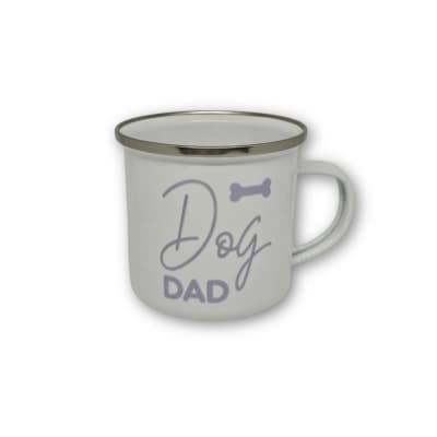 Taza esmaltada Dog Dad