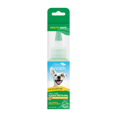 Tropiclean Gel dental para perros mantequilla de mani 59 ml
