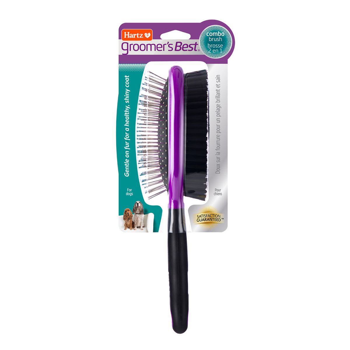 Cepillo Hartz Dog Deluxe Combo Brush1
