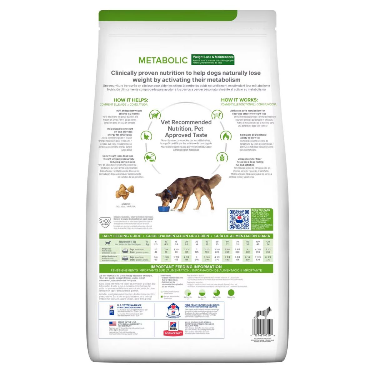 Hills PD Canine Metabolic 3.49 kg (7.7 lbs)2