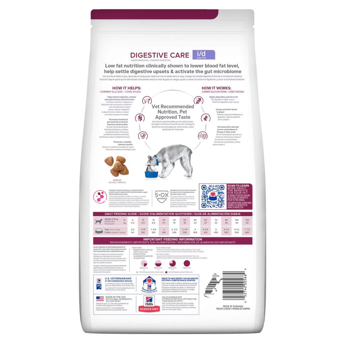 Hills PD Canine i/d low fat 3.9 kg2